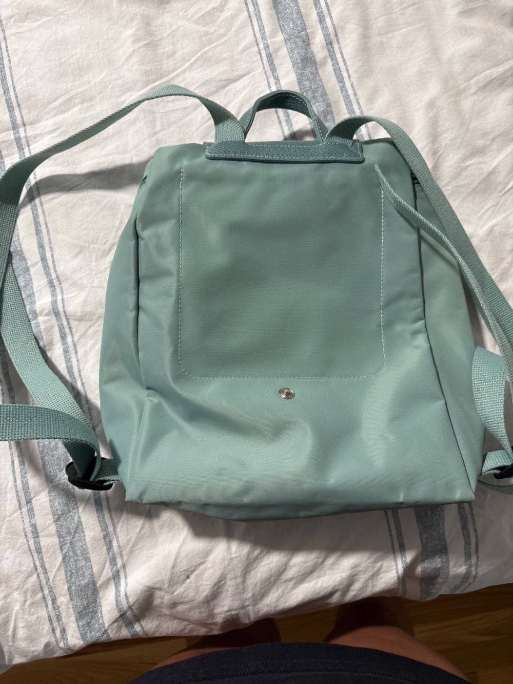 Seafoam Longchamp Backpack - Picture 6 of 6